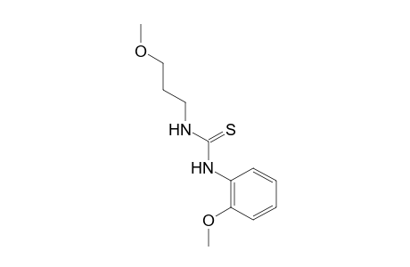 1-(o-methoxyphenyl)-3-(3-methoxypropyl)-2-thiourea