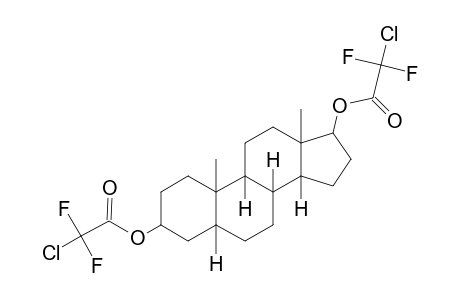 5.alpha.-Androstane-3.beta.,17.beta.-diol, bis(chlorodifluoroacetate)