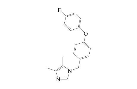 1H-Imidazole, 1-[[4-(4-fluorophenoxy)phenyl]methyl]-4,5-dimethyl-