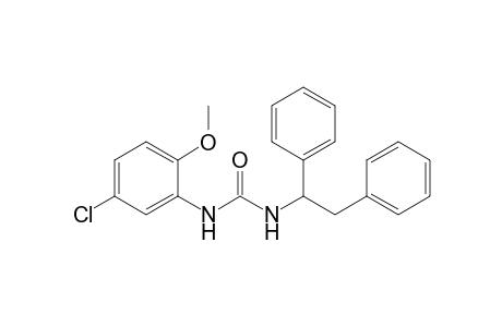 N-(5-chloro-2-methoxyphenyl)-N'-(1,2-diphenylethyl)urea