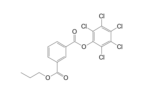 Isophthalic acid, pentachlorophenyl propyl ester