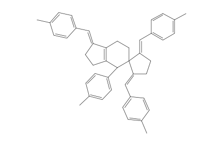 2',3',6',7'-Tetrahydro-4'-(4-methylphenyl)-1',2,5-tris[(E)-(4-methylphenyl)methylen]-spiro[cyclopentan-1,5'(4'H)inden]