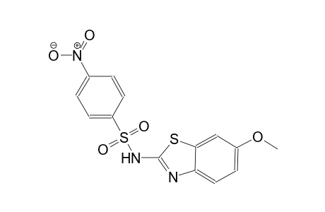 N-(6-methoxy-1,3-benzothiazol-2-yl)-4-nitrobenzenesulfonamide