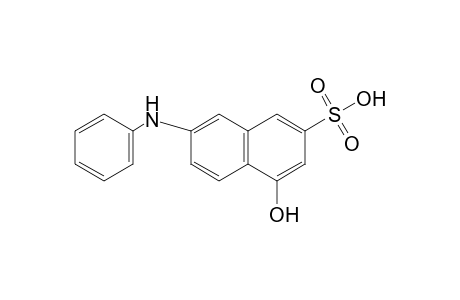 7-anilino-4-hydroxy-2-naphthalenesulfonic acid