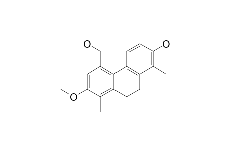 2-Hydroxy-5-(hydroxymethyl)-7-methoxy-1,8-dimethyl-9,10-dihydrophenanthrene