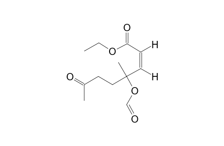 4-FORMYLOXY-4-METHYL-7-OXOOCT-2(Z)-ENOIC-ACID-ETHYLESTER