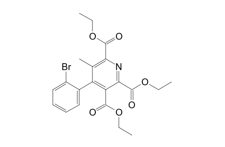 Triethyl 4-(2-bromophenyl)-5-methyl-pyridine-2,3,6-tricarboxylate