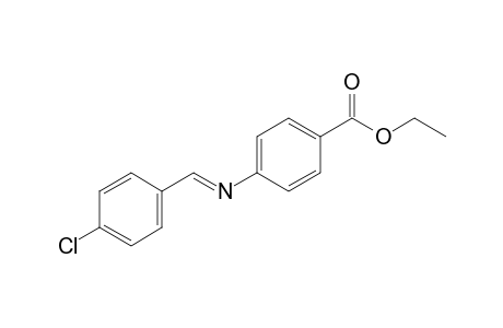 p-[(p-chlorobenzylidene)amino]benzoic acid, ethyl ester