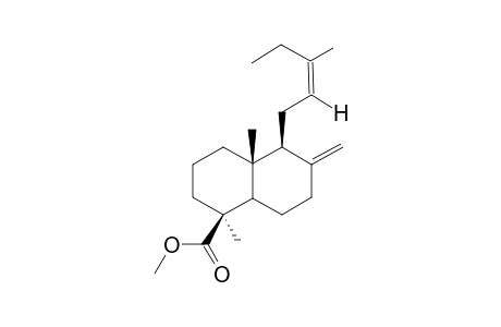 (1S,4aR,5S)-1,4a-dimethyl-6-methylene-5-[(Z)-3-methylpent-2-enyl]decalin-1-carboxylic acid methyl ester