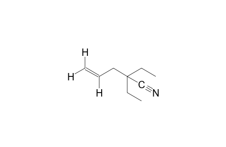 2,2-Diethyl-4-pentenenitrile