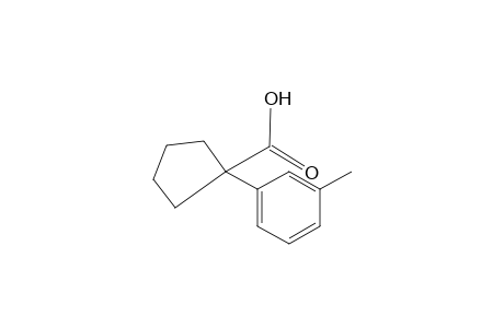 CYCLOPENTANECARBOXYLIC ACID, 1-M-TOLYL-,