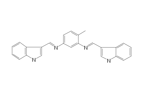 2,4-Bis(indol-3-ylmethyleneamino)toluene