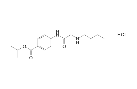 p-[2-(butylamino)acetamido]benzoic acid, isopropyl ester, hydrochloride