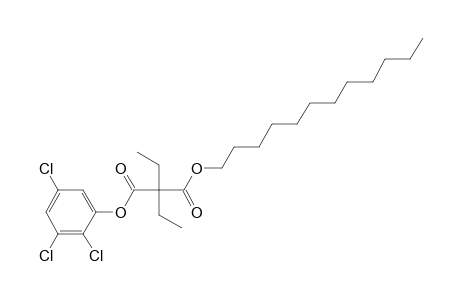 Diethylmalonic acid, dodecyl 2,3,5-trichlorophenyl ester