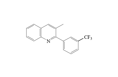 QUINOLINE, 3-METHYL-2-/A,A,A-TRI- FLUORO-M-TOLYL/-,