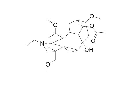 20-ethyl-8-hydroxy-1,16-dimethoxy-4-(methoxymethyl)aconitan-14-yl acetate