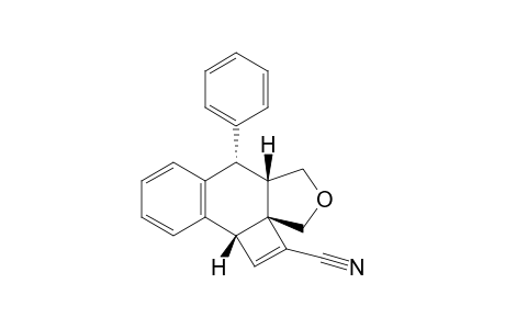 (2aS*,5aS*,6S*,10bR*)-6-Phenyl-5,5a,6,10b-tetrahydro-3H-cyclobuta[1,2]naphtho[2,3-c]furan-2-carbonitrile