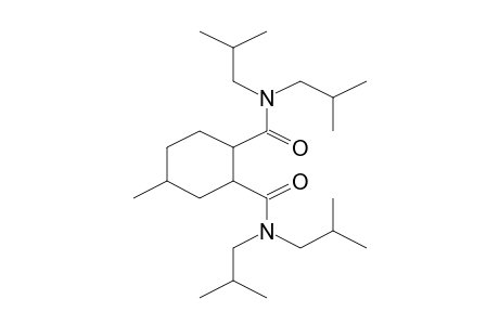 4-Methyl-cyclohexane-1,2-dicarboxylic acid, bis-diisobutylamide