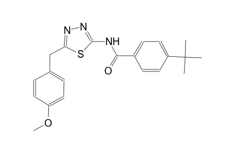 4-tert-butyl-N-[5-(4-methoxybenzyl)-1,3,4-thiadiazol-2-yl]benzamide