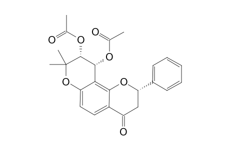 PONGAMONE-B;(2S)-3'',4''-DIHYDRO-4'',5''-DIACETOXY-6''-DIMETHYLPYRANO-[5'',6'':7,8]-FLAVANONE