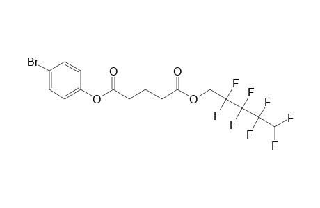 Glutaric acid, 2,2,3,3,4,4,5,5-octafluoropentyl 4-bromophenyl ester