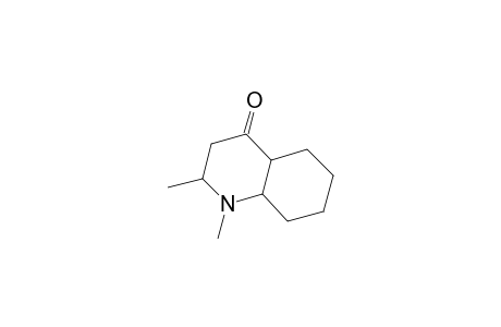 1,2(Axial)-dimethyl-trans-decahydroquinol-4-one