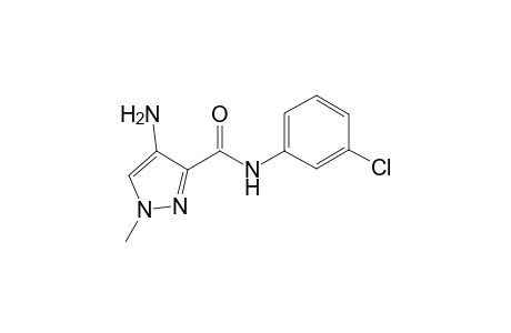 Pyrazole-3-carboxamide, 4-amino-1-methyl-N-(3-chlorophenyl)-