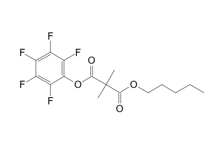 Dimethylmalonic acid, pentafluorophenyl pentyl ester