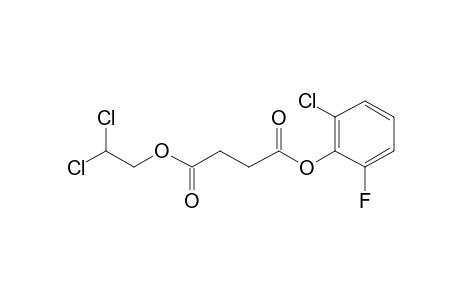 Succinic acid, 2-chloro-6-fluorophenyl 2,2-dichloroethyl ester