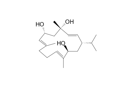 (1S,2E,4S,6R,7E,11E,13S)-2,7,11-Cembratriene-4,6,13-triol