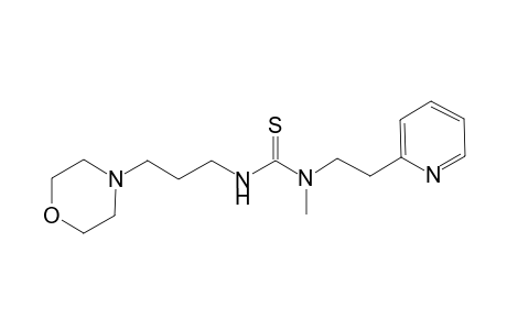 thiourea, N-methyl-N'-[3-(4-morpholinyl)propyl]-N-[2-(2-pyridinyl)ethyl]-