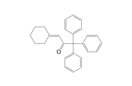 1-Ethanone, 1-trityl-2-cyclohexanylidene-