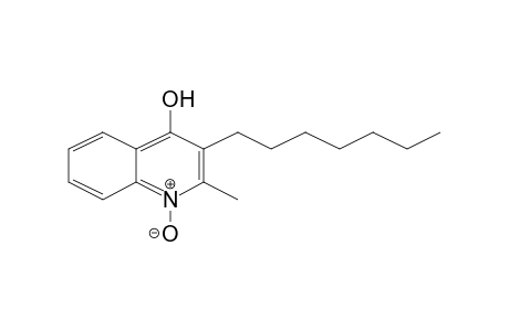 3-Heptyl-2-methyl-4-quinolinol 1-oxide