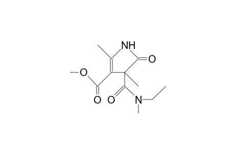 2,4-DIMETHYL-4-(ETHYLMETHYLCARBAMOYL)-5-OXO-2-PYRROLINE-3-CARBOXYLICACID, METHYL ESTER