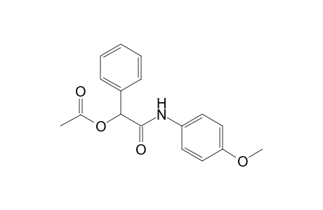 2-(4-methoxyanilino)-2-oxo-1-phenylethyl acetate