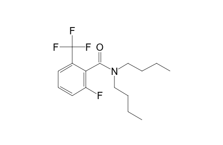 Benzamide, 2-fluoro-6-trifluoromethyl-N,N-dibutyl-