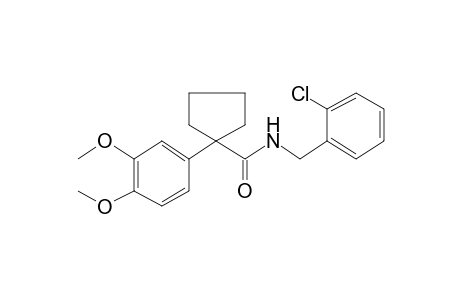 cyclopentanecarboxamide, N-[(2-chlorophenyl)methyl]-1-(3,4-dimethoxyphenyl)-
