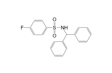 Benzenesulfonamide, 4-fluoro-N-diphenylmethyl-