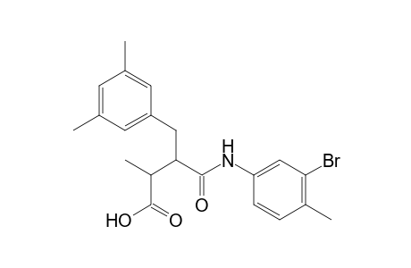 Benzenebutanoic acid, .beta.-[[(3-bromo-4-methylphenyl)amino]carbonyl]-.alpha.,3,5-trimethyl-