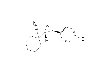 1-[(1R,2R)-2-(4-chlorophenyl)cyclopropyl]cyclohexanecarbonitrile