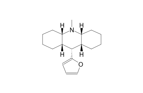 9-(2-FURYL)-10-METHYL-CIS,SYN,CIS-PERHYDROACRIDINE