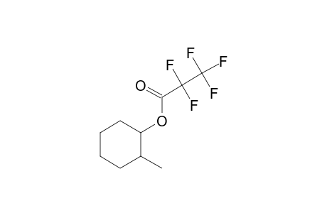 cis-2-Methylcyclohexanol, pentafluoropropionate