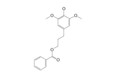 3'-(4''-HYDROXY-3'',5''-DIMETHOXYPHENYL)-PROPYLBENZOATE