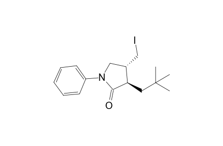 (3R,4R)-3-(2,2-Dimethylpropyl)-4-(iodomethyl)-1-phenyl-2-pyrrolidinone