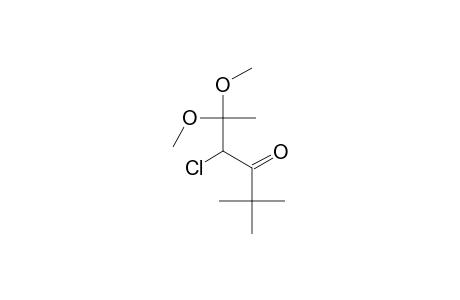 3-Hexanone, 4-chloro-5,5-dimethoxy-2,2-dimethyl-