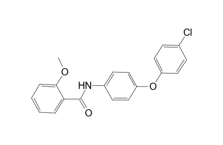 benzamide, N-[4-(4-chlorophenoxy)phenyl]-2-methoxy-