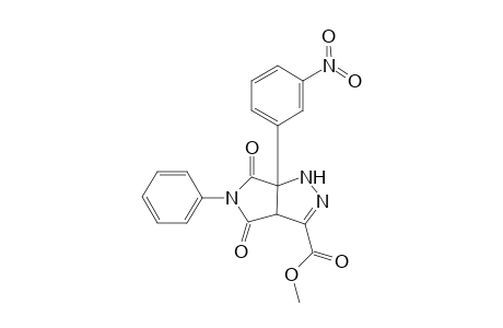 4,6-Diketo-6a-(3-nitrophenyl)-5-phenyl-1,3a-dihydropyrrolo[3,4-c]pyrazole-3-carboxylic acid methyl ester