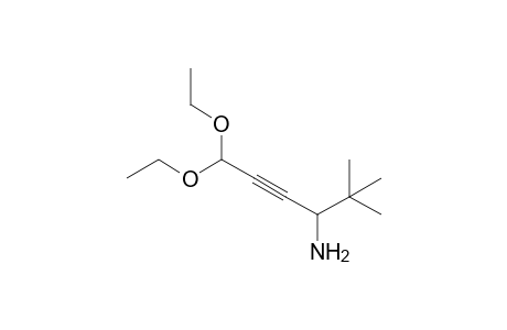 1-tert-Butyl-4,4-diethoxybut-2-ynylamine