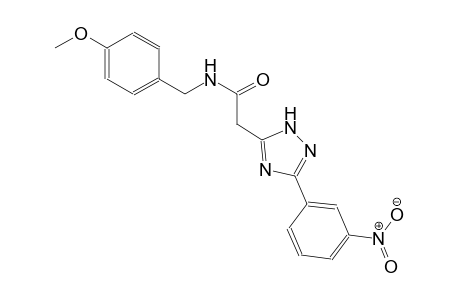1H-1,2,4-triazole-5-acetamide, N-[(4-methoxyphenyl)methyl]-3-(3-nitrophenyl)-