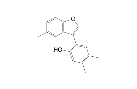 6-(2,5-dimethylbenzofuran-3-yl)-3,4-xylenol